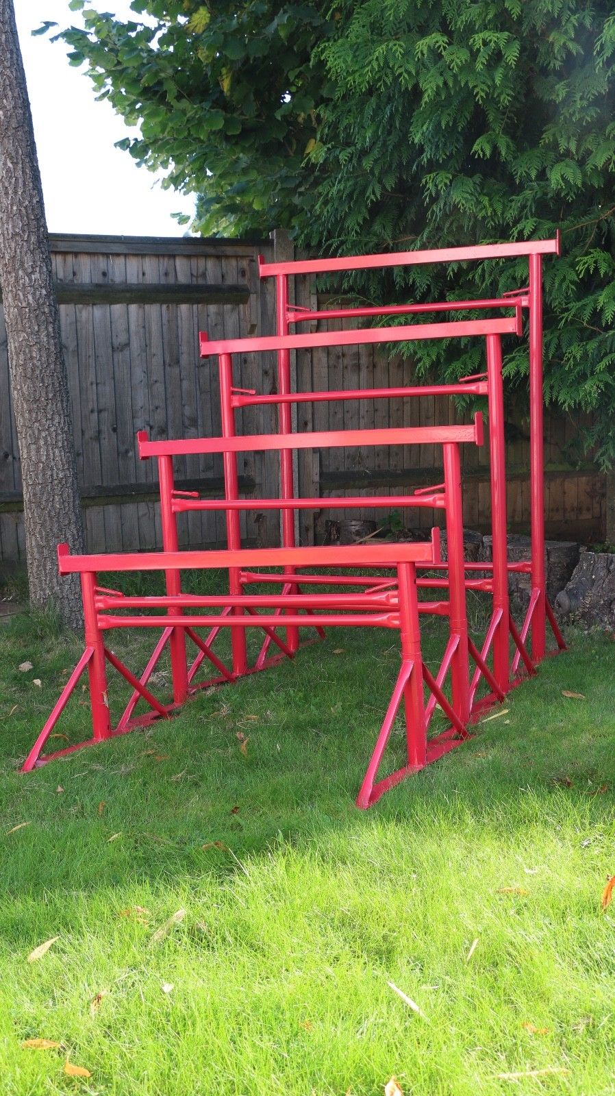 Adjust from 500mm 1 X Builders Trestles Size NO.1 SWL 400KG Made in The UK Trestle Band Stands 780mm
